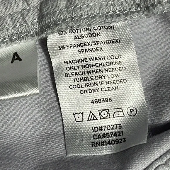 LOFT womens grey The Riveria Short flat front 3.5" inseam shorts - size 8 - Picture 6 of 10